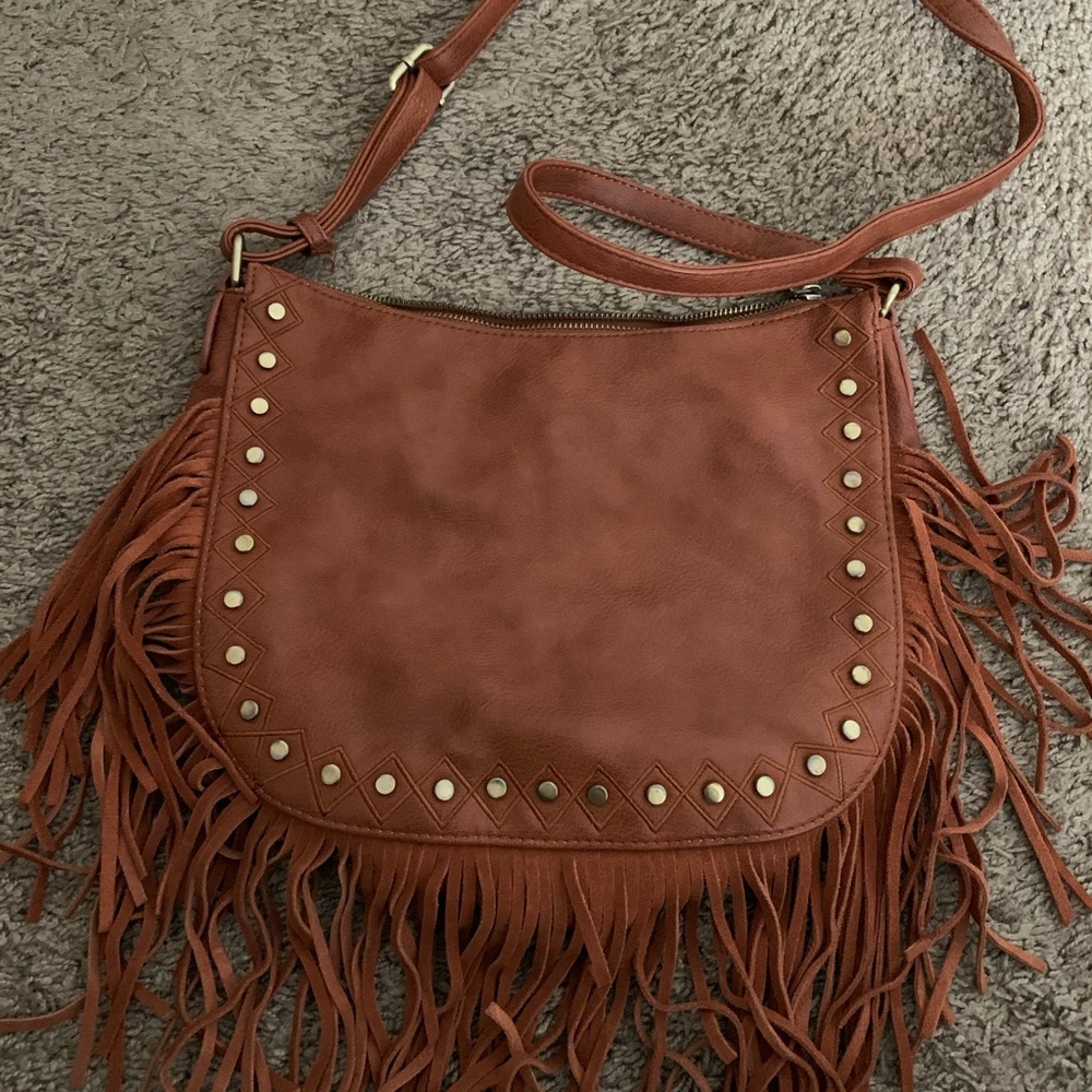 Boho brown purse